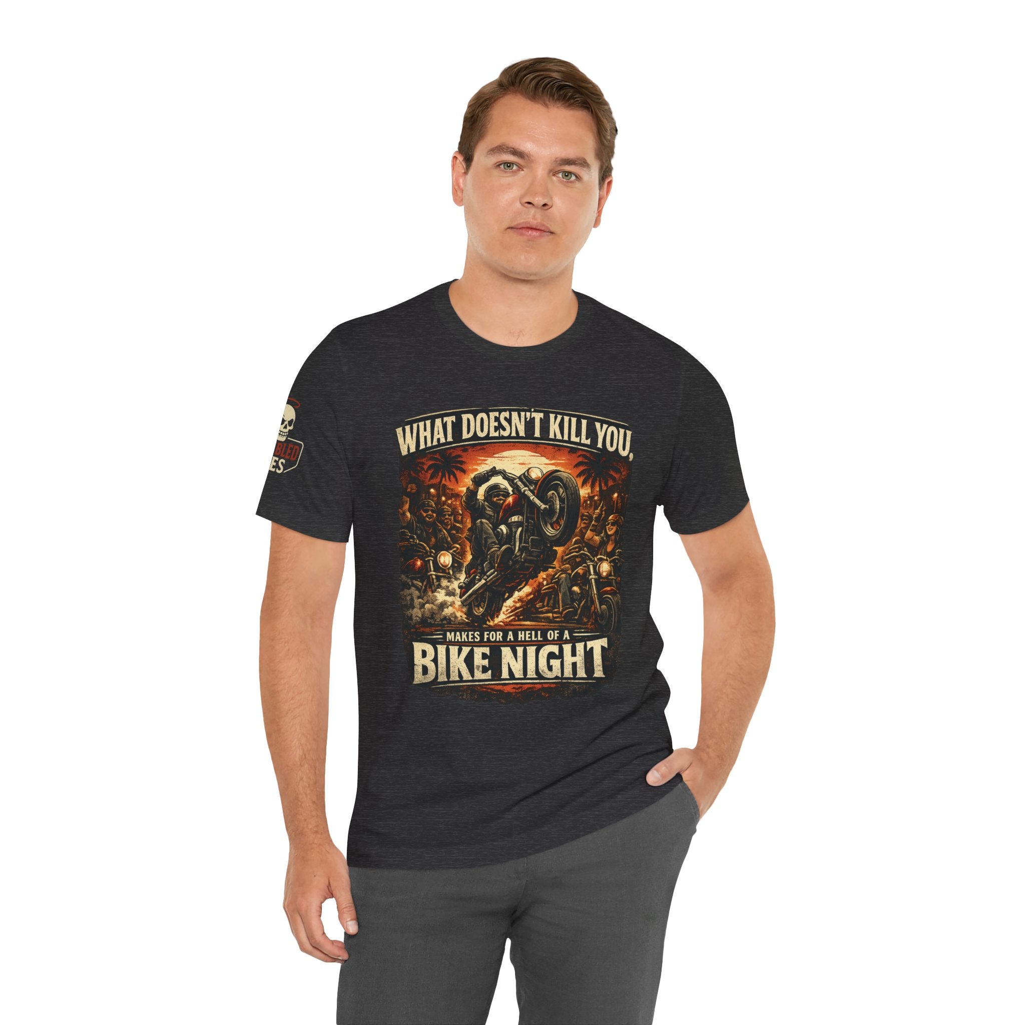Funny Motorcycle Night Tee — Motorcycle Bike Night T-Shirt