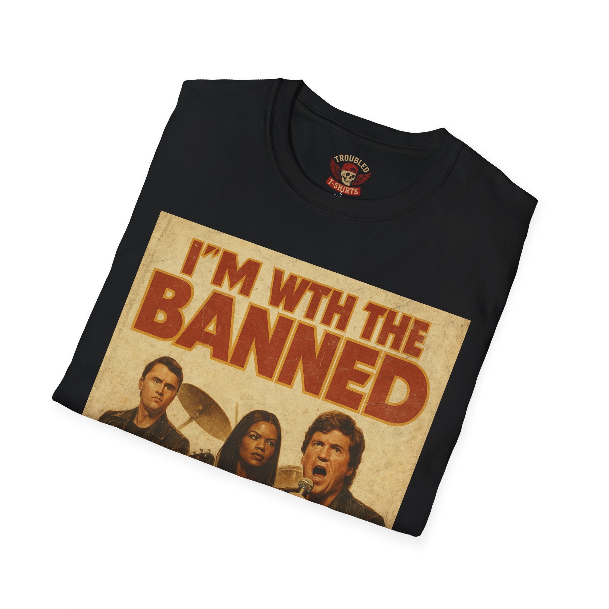 I'm With The Banned T-Shirt – Vintage Rock Band Protest Tee