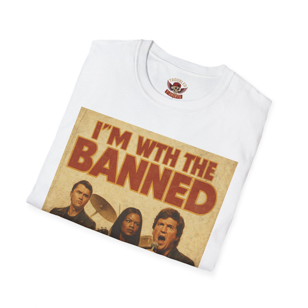 I'm With The Banned T-Shirt – Vintage Rock Band Protest Tee