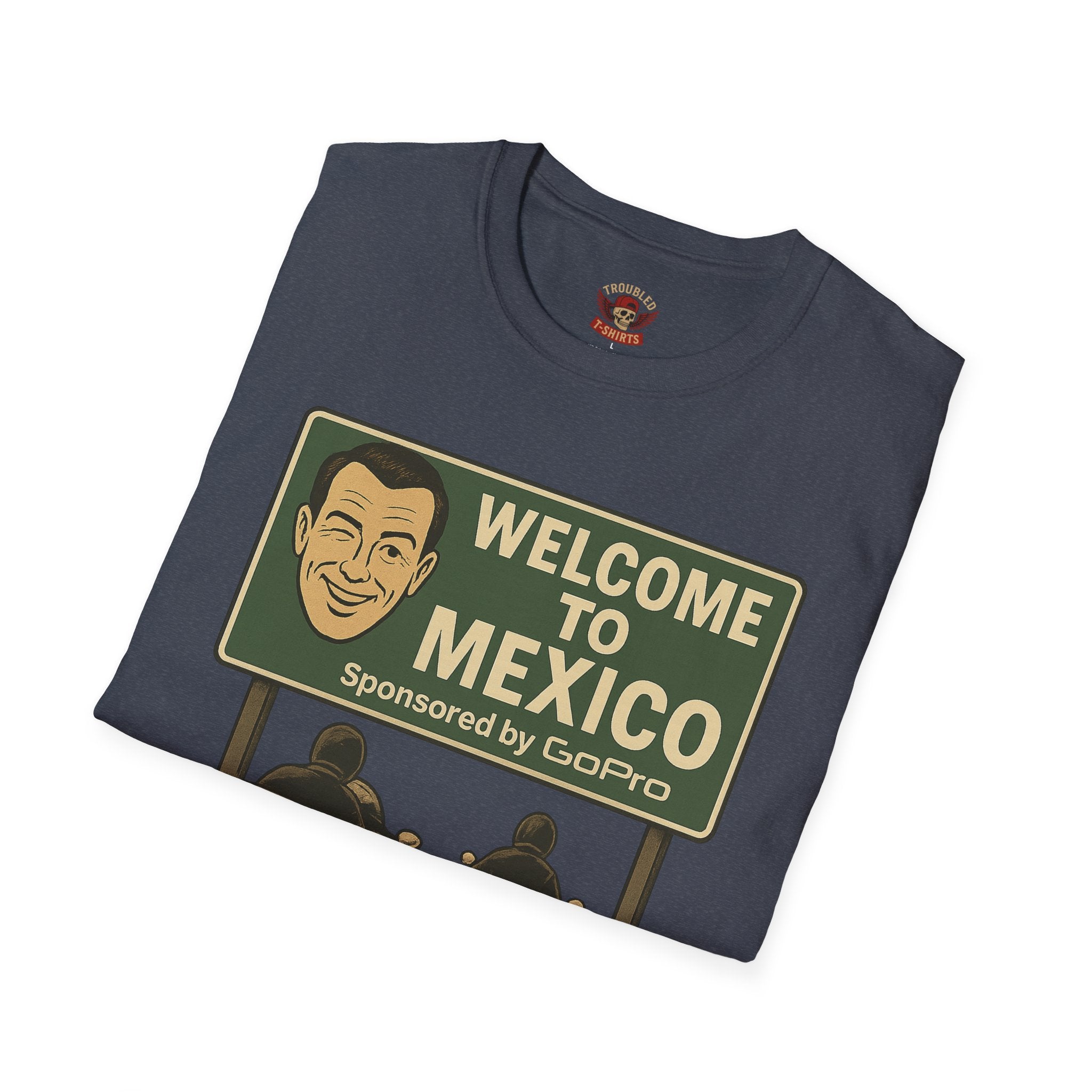 Welcome to Mexico Motorcycle T-Shirt — Vintage Ride Graphic Tee
