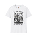 Support the Arts T-Shirt — "No More Violins!" Vintage Concert Poster Tee
