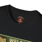 Welcome to Mexico Porsche T-Shirt — 'Welcome to Mexico' Sign Graphic Tee