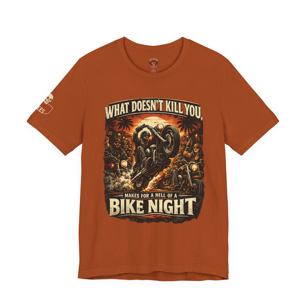 Funny Motorcycle Night Tee — Motorcycle Bike Night T-Shirt