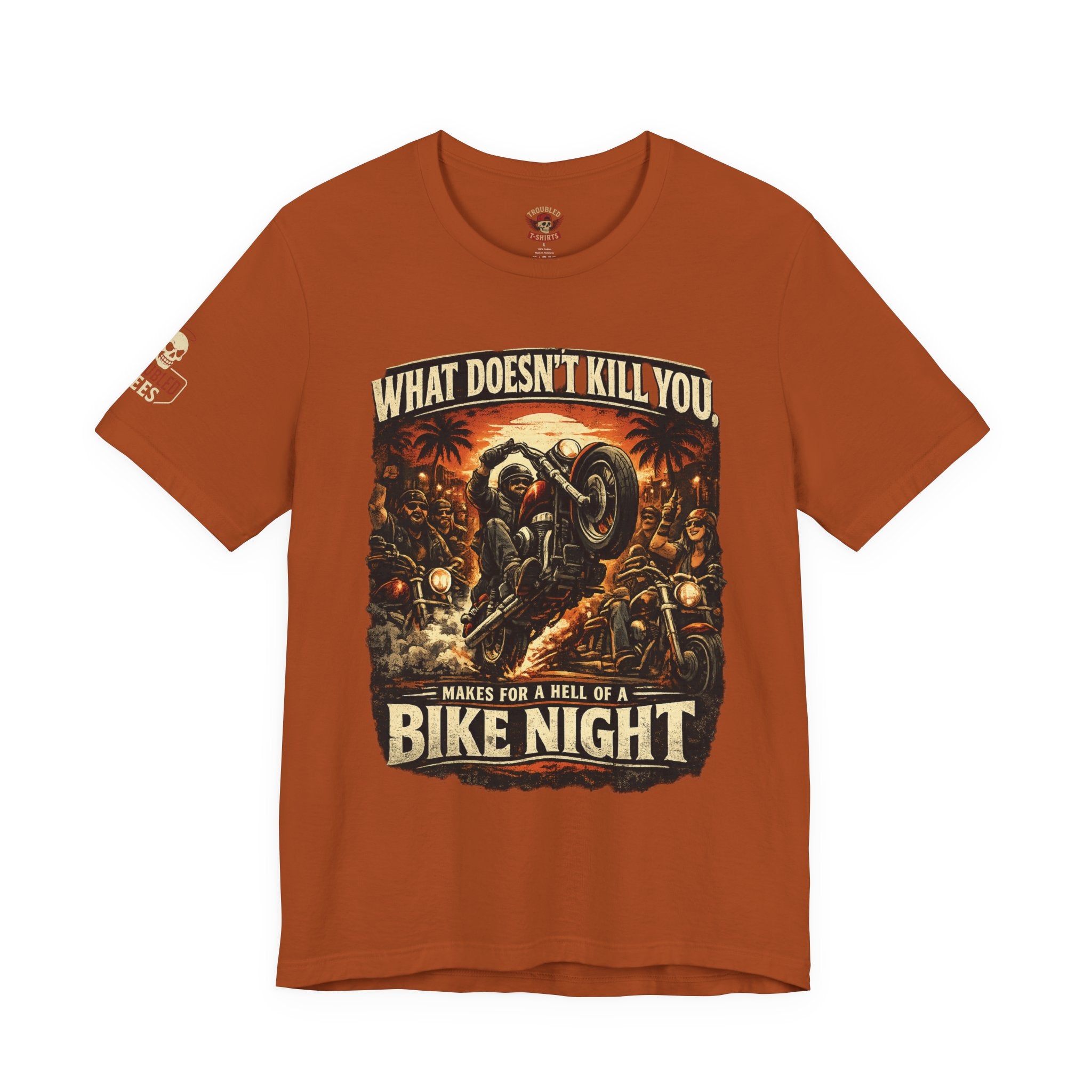 Funny Motorcycle Night Tee — Motorcycle Bike Night T-Shirt