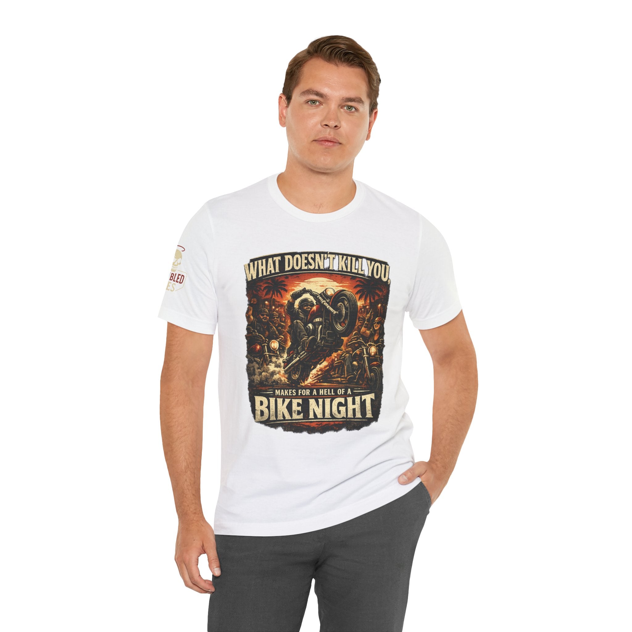 Funny Motorcycle Night Tee — Motorcycle Bike Night T-Shirt