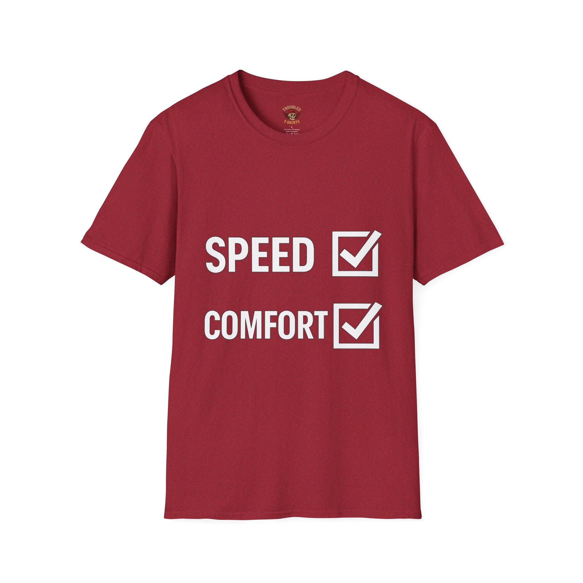 Speed & Comfort T-Shirt – Checked Boxes Racing Lifestyle Tee