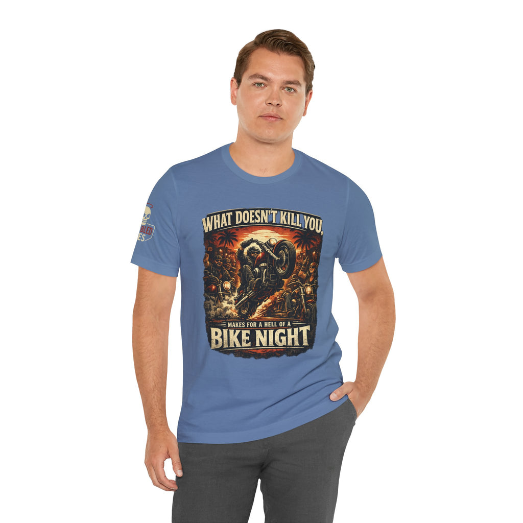 Funny Motorcycle Night Tee — Motorcycle Bike Night T-Shirt