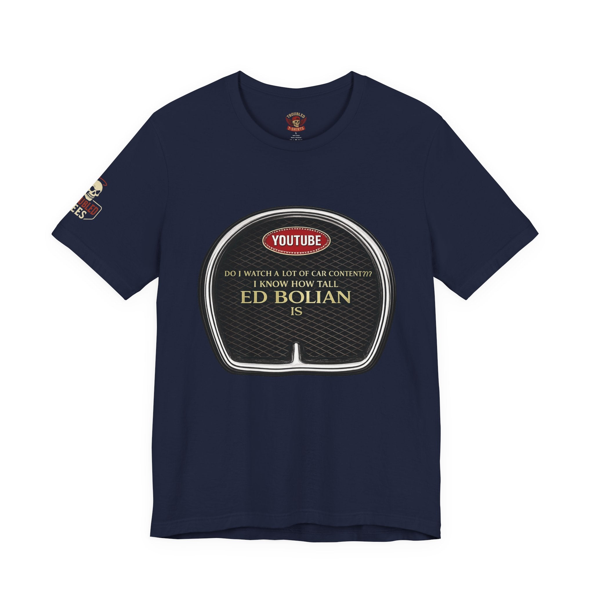 Ed "Too Tall" Bolian Hypercar Tee — 'Almost Too Tall for Hypercars'