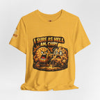 Funny Peanut Butter Cookie Yelling at Chocolate Chip Cookie T‑Shirt