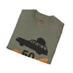 50 Yards Road Trip T-Shirt — Vintage Wagon Graphic Tee