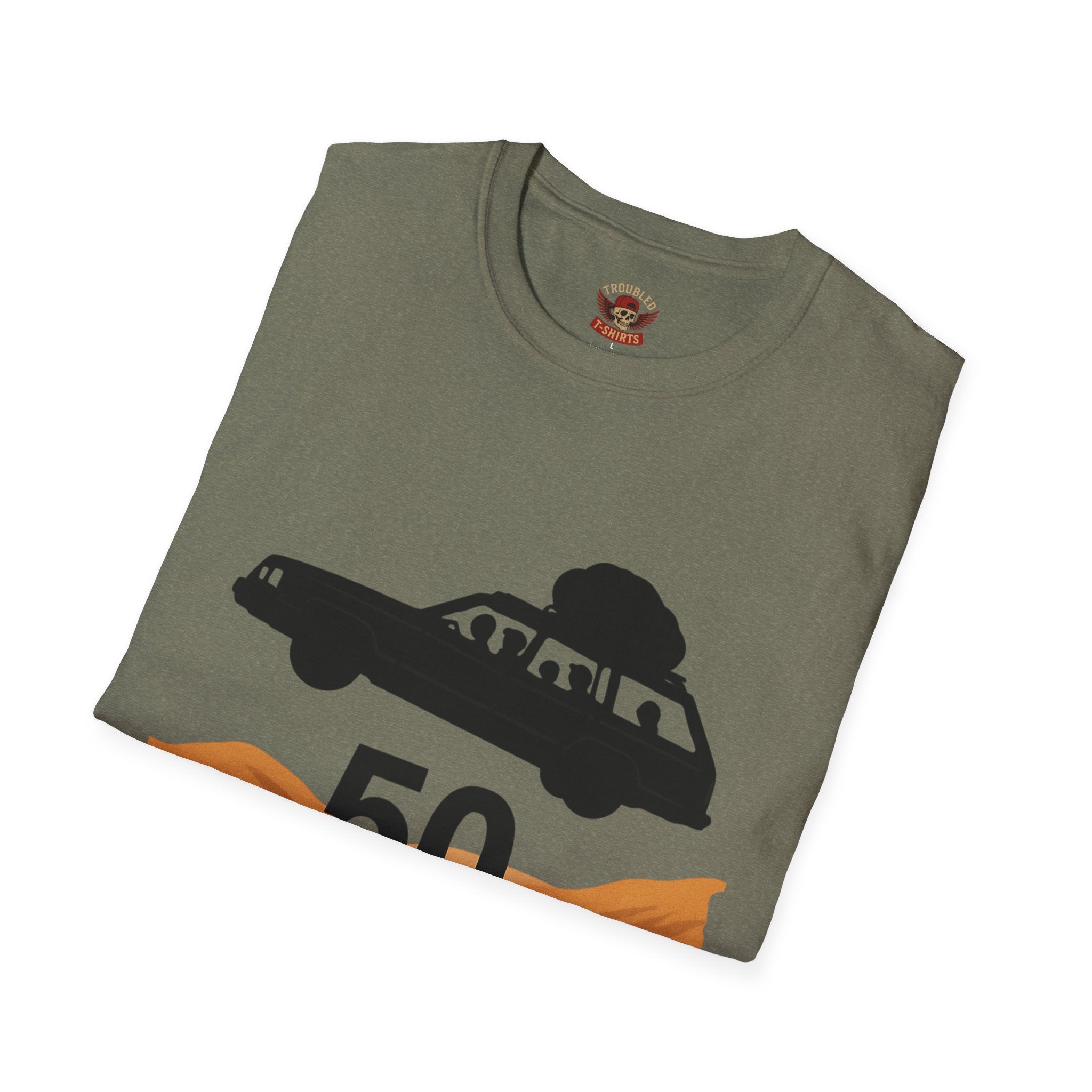 50 Yards Road Trip T-Shirt — Vintage Wagon Graphic Tee
