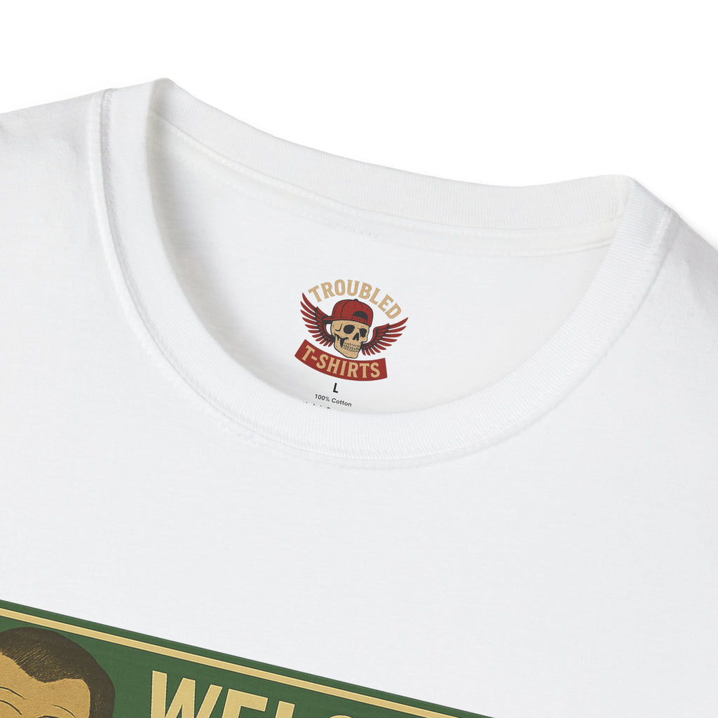 Welcome to Mexico BMW T-Shirt — Retro Road Trip Car Design