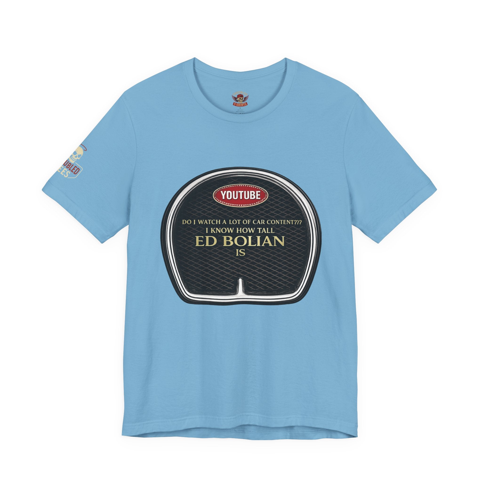 Ed "Too Tall" Bolian Hypercar Tee — 'Almost Too Tall for Hypercars'