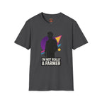 I'm Not Really a Farmer T-Shirt — Retro Silhouette Graphic Tee