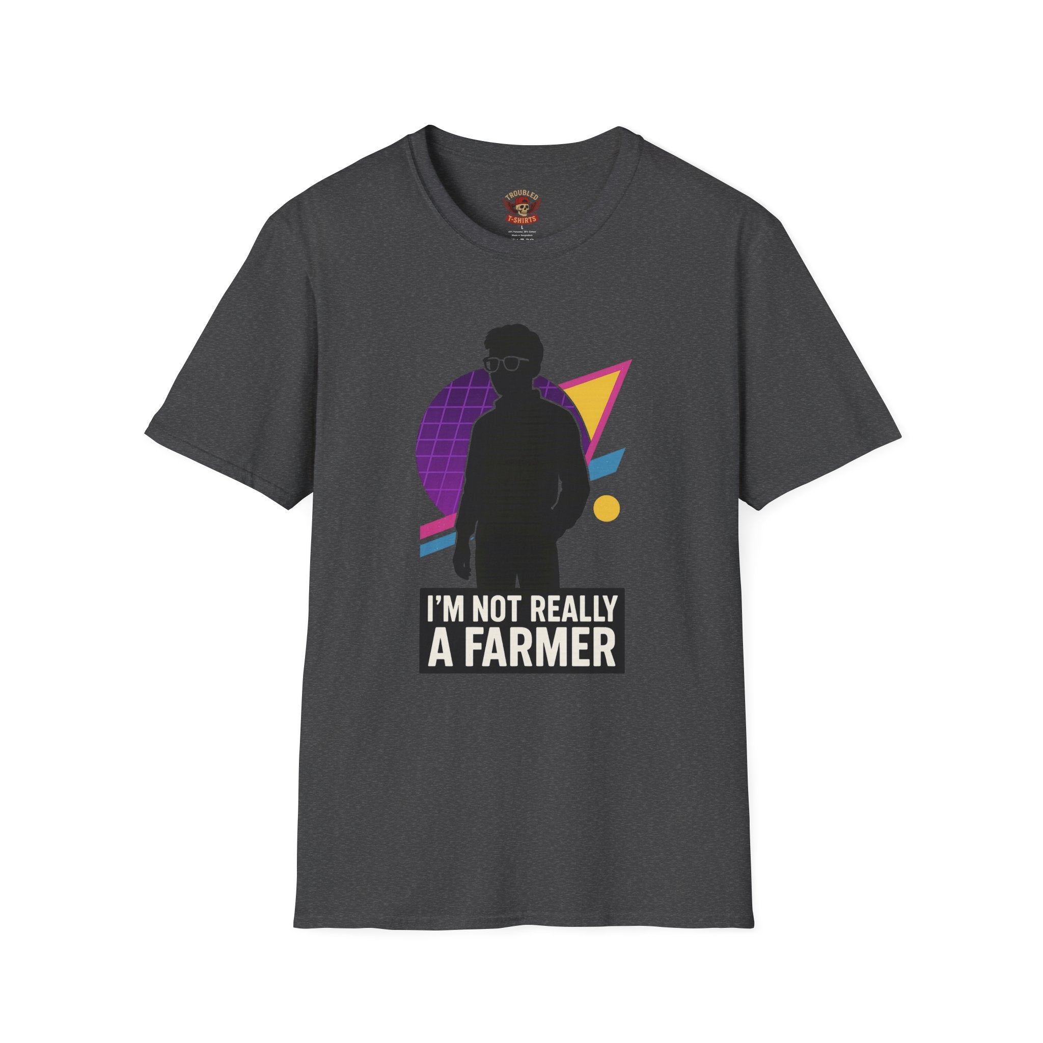 I'm Not Really a Farmer T-Shirt — Retro Silhouette Graphic Tee