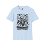 Support the Arts T-Shirt — "No More Violins!" Vintage Concert Poster Tee