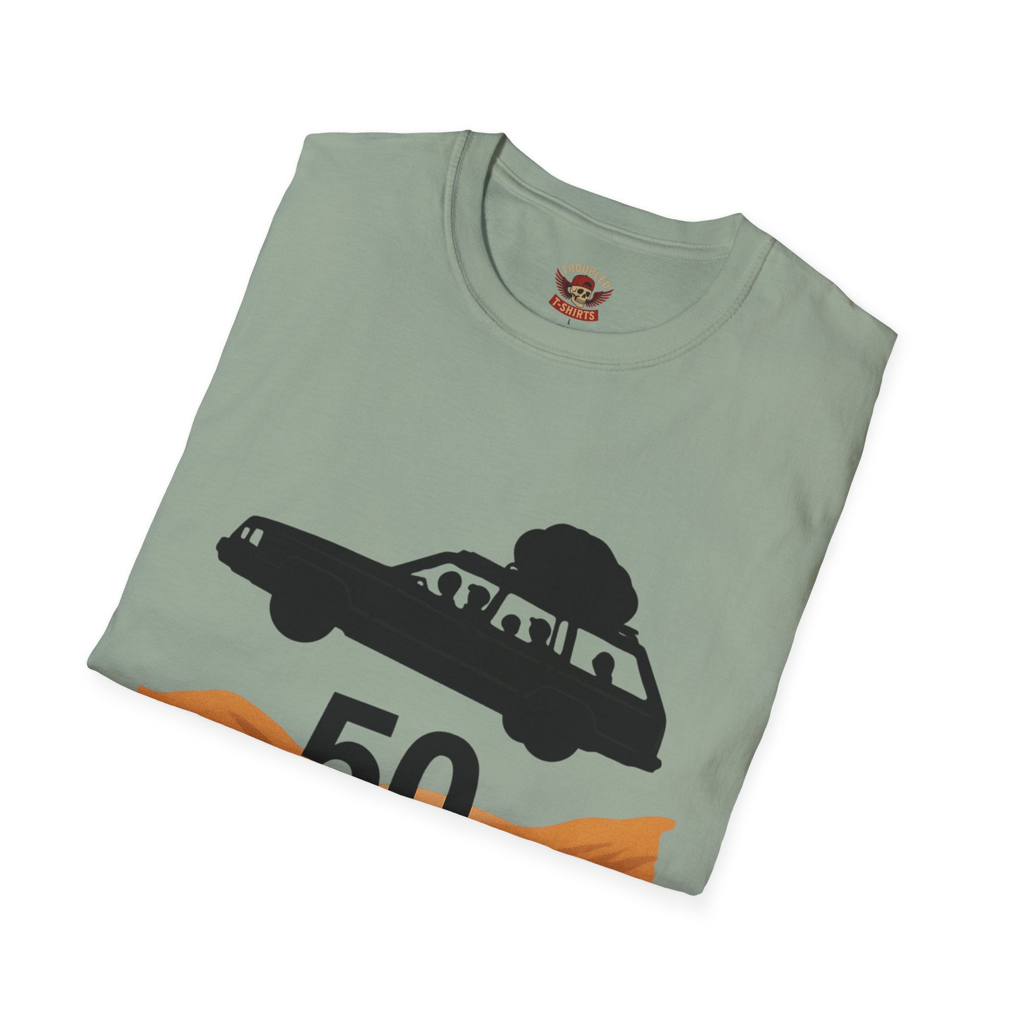 50 Yards Road Trip T-Shirt — Vintage Wagon Graphic Tee