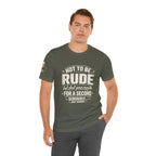 "Shut Your Mouth, Please" T-Shirt — Funny Sarcastic Graphic Tee