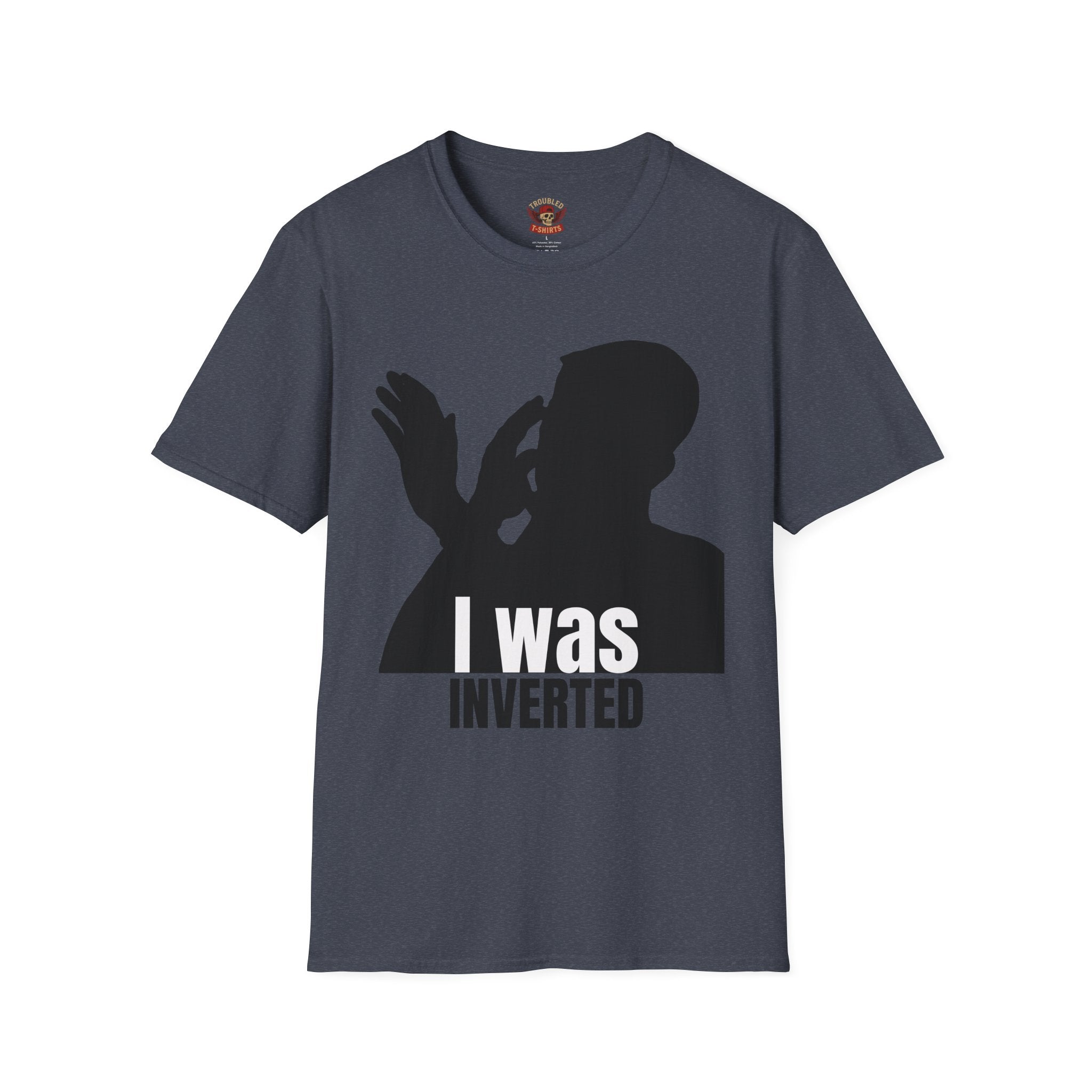I Was Inverted T-Shirt — Retro Silhouette Graphic Tee