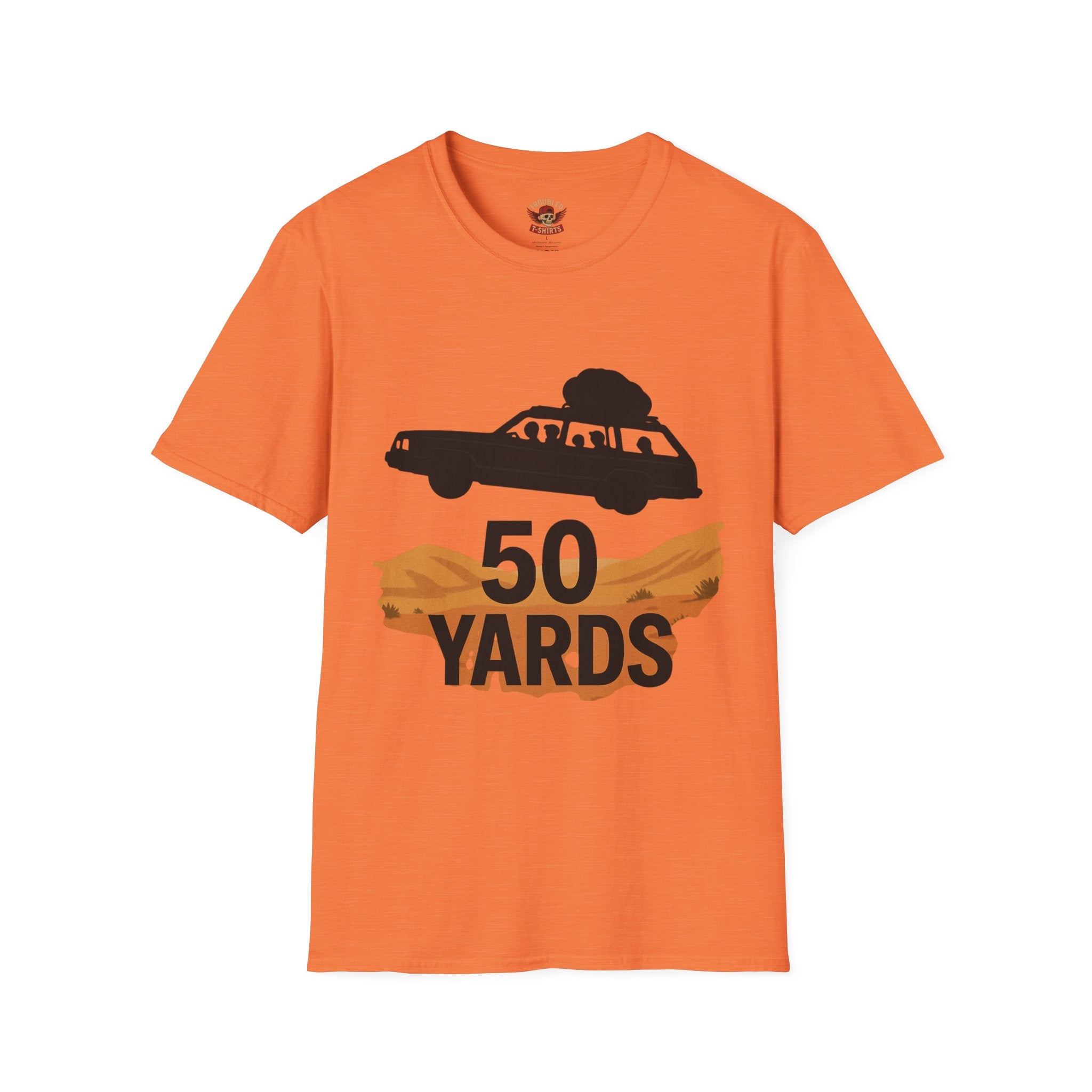 50 Yards Road Trip T-Shirt — Vintage Wagon Graphic Tee