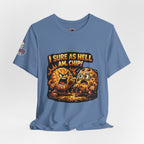 Funny Peanut Butter Cookie Yelling at Chocolate Chip Cookie T‑Shirt