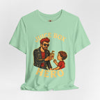 Funny Dad T-Shirt — "Dad Is a Rock Star" Juicebox Dad Tee