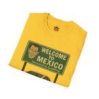 Welcome to Mexico BMW T-Shirt — Retro Road Trip Car Design