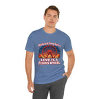 Love is a Ferris Wheel T-Shirt — Misheard Lyrics Tee Love is a Battlefield by Pat Benatar
