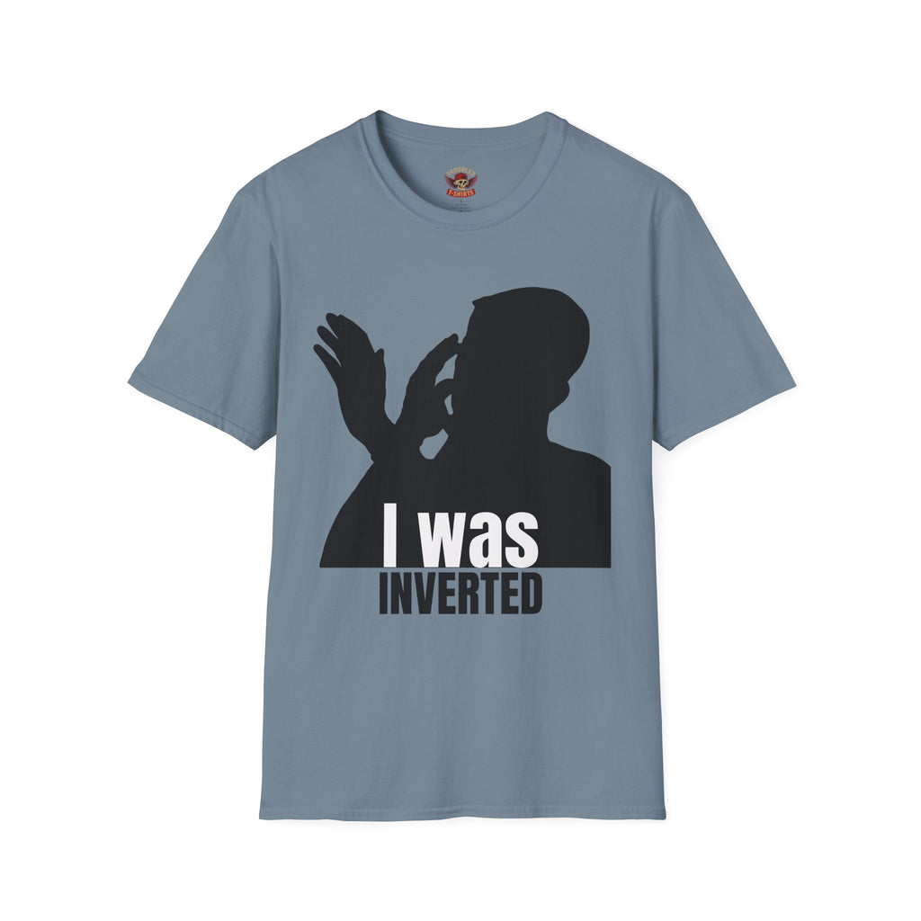 I Was Inverted T-Shirt — Retro Silhouette Graphic Tee