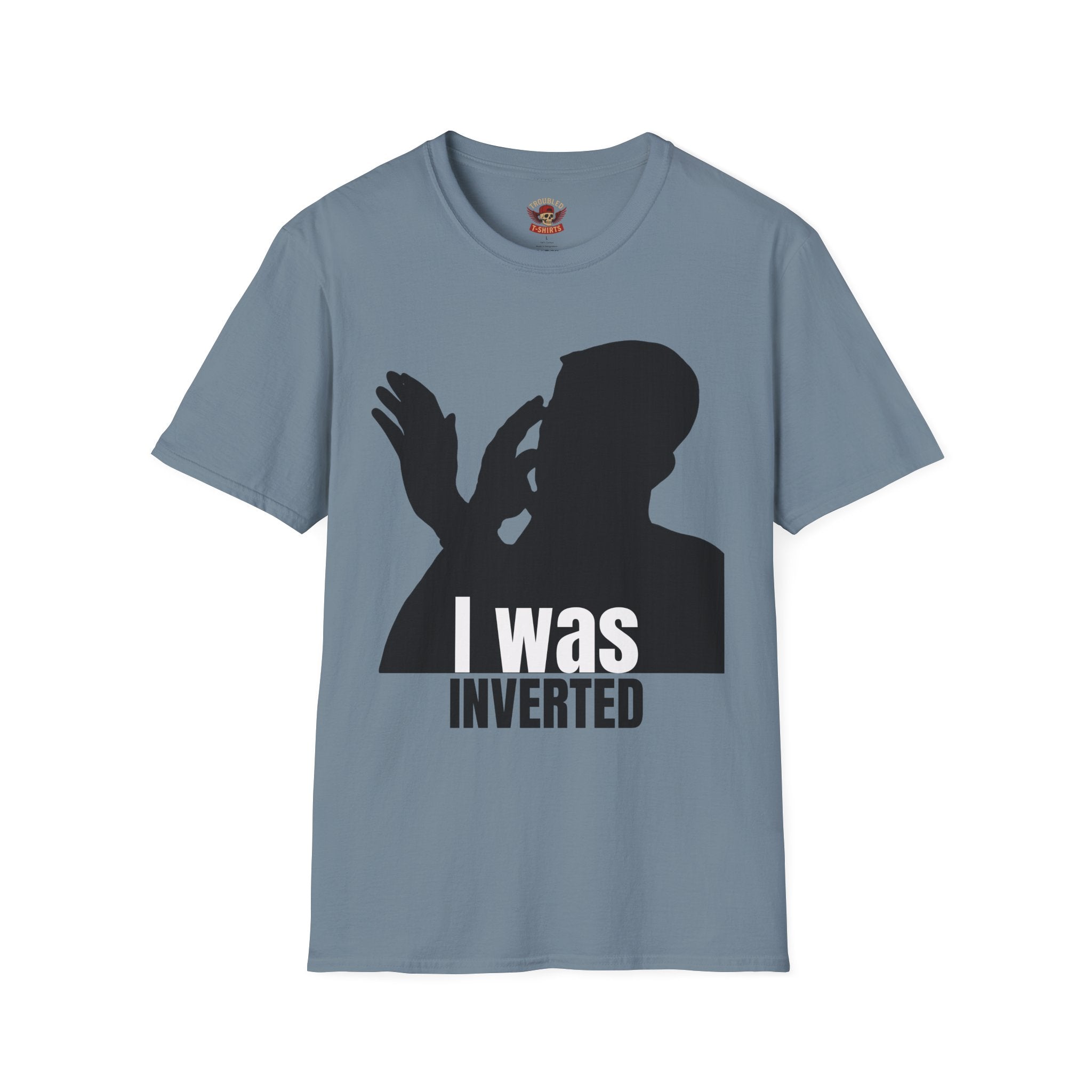 I Was Inverted T-Shirt — Retro Silhouette Graphic Tee