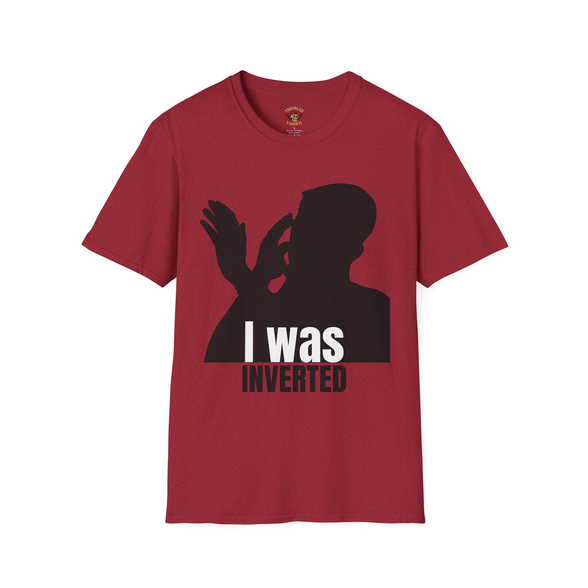 I Was Inverted T-Shirt — Retro Silhouette Graphic Tee