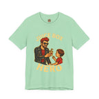 Funny Dad T-Shirt — "Dad Is a Rock Star" Juicebox Dad Tee