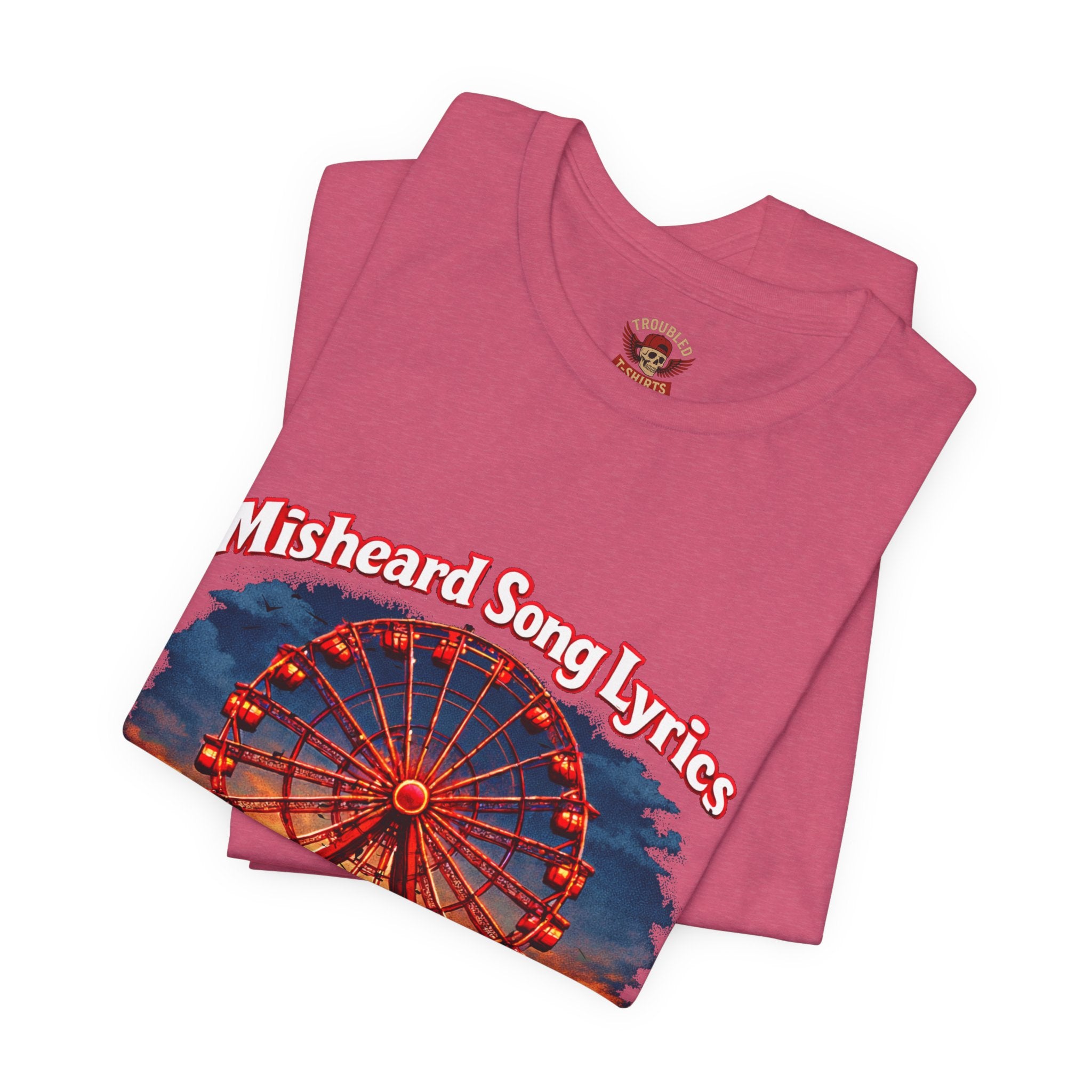 Love is a Ferris Wheel T-Shirt — Misheard Lyrics Tee Love is a Battlefield by Pat Benatar