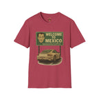 Welcome to Mexico Porsche T-Shirt — 'Welcome to Mexico' Sign Graphic Tee
