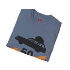 50 Yards Road Trip T-Shirt — Vintage Wagon Graphic Tee