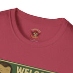 Welcome to Mexico Porsche T-Shirt — 'Welcome to Mexico' Sign Graphic Tee