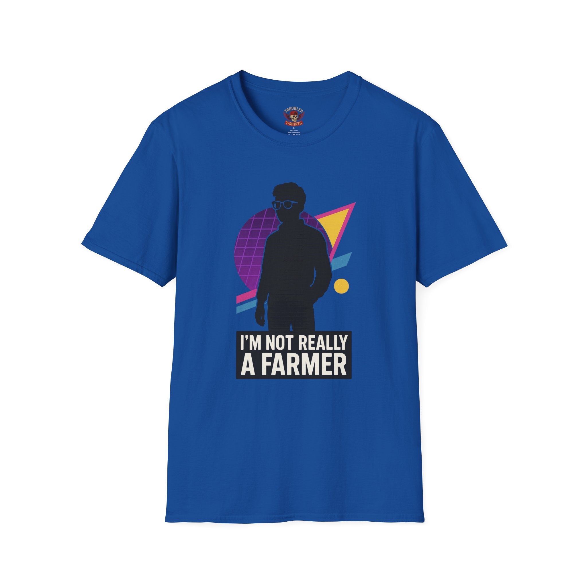 I'm Not Really a Farmer T-Shirt — Retro Silhouette Graphic Tee