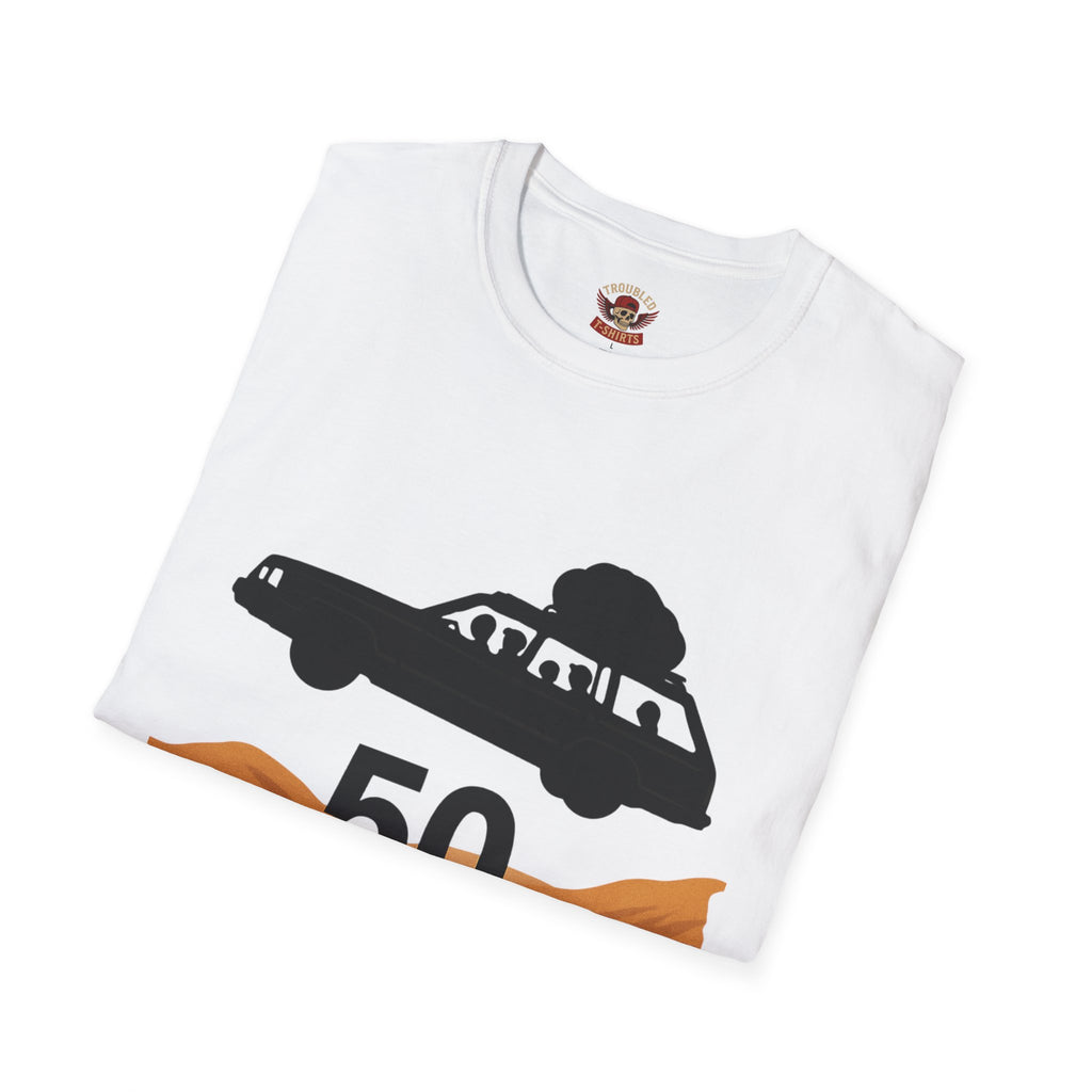 50 Yards Road Trip T-Shirt — Vintage Wagon Graphic Tee