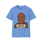 Hello Sleepyhead T-Shirt — Funny Retro Portrait Graphic Tee