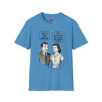 Retro Comic 'Let's Get Naked / We Are Having Ice Cream Like Normal People' Funny Graphic Tee