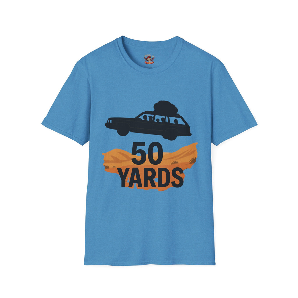 50 Yards Road Trip T-Shirt — Vintage Wagon Graphic Tee