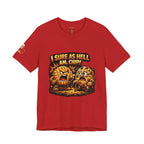 Funny Peanut Butter Cookie Yelling at Chocolate Chip Cookie T‑Shirt