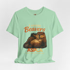 I Rescue Beavers Graphic Tee — Funny Tongue-in-Cheek Wildlife Shirt