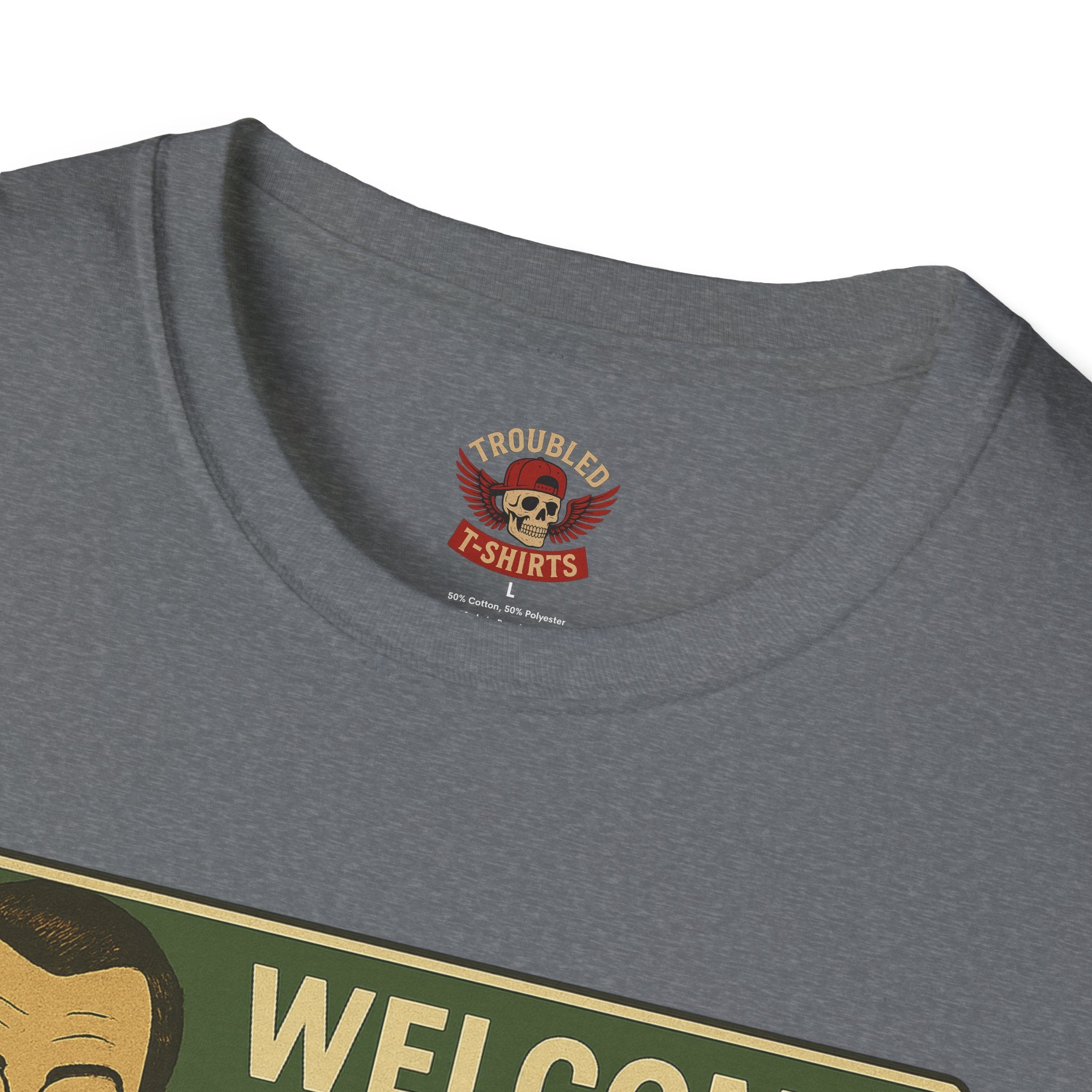 Welcome to Mexico Corvette T-Shirt — Vintage Road Trip Tee with 'Sponsored by GoPro' Sign