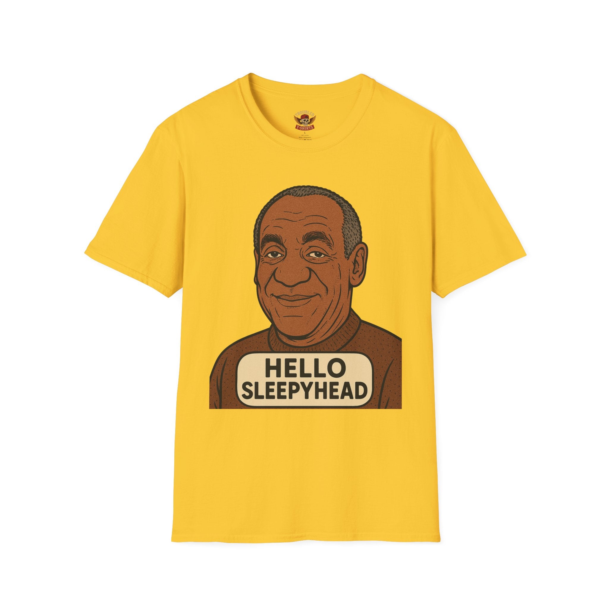 Hello Sleepyhead T-Shirt — Funny Retro Portrait Graphic Tee