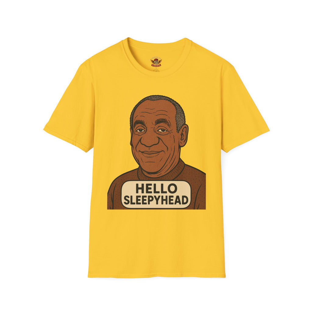 Hello Sleepyhead T-Shirt — Funny Retro Portrait Graphic Tee