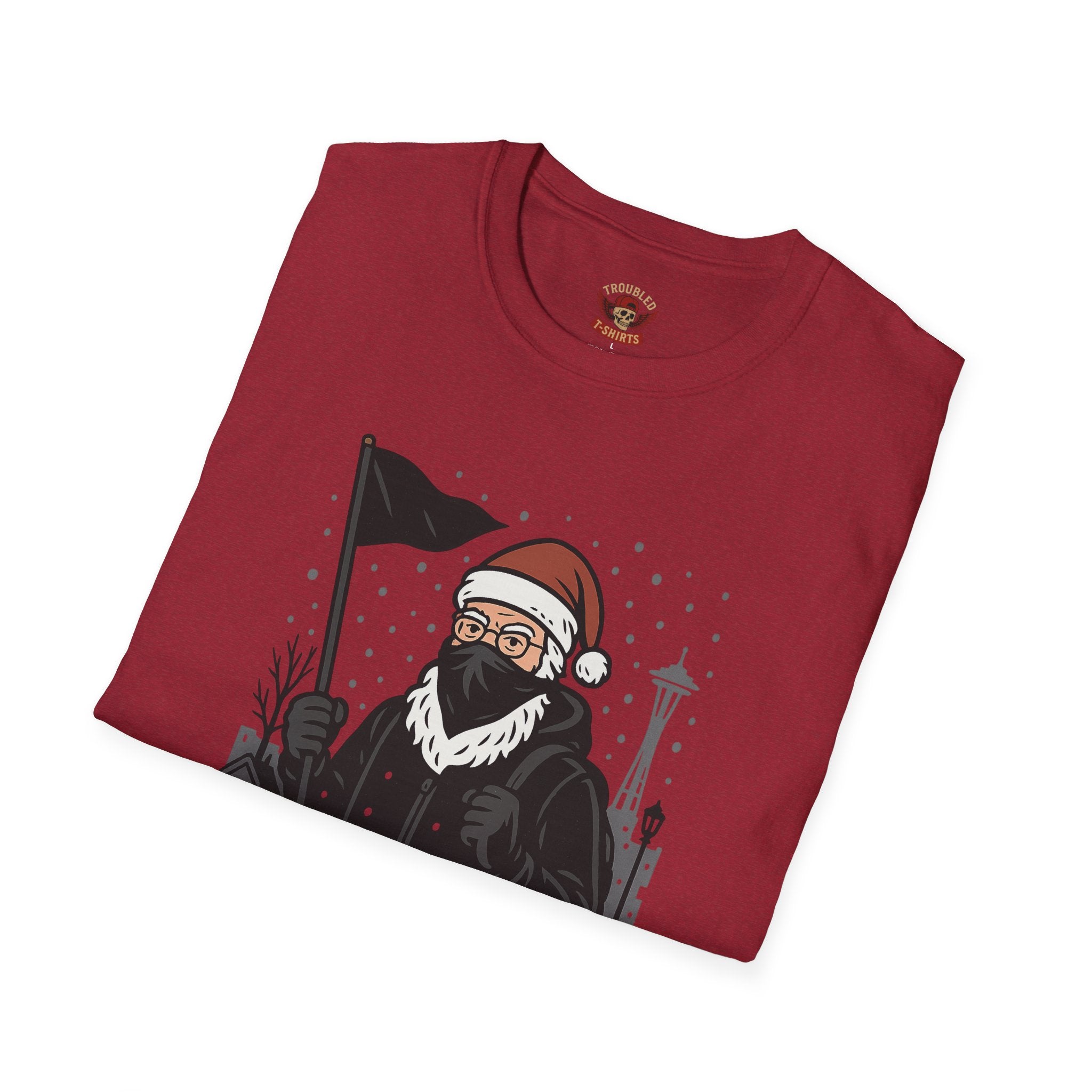 T-Shirt — Antifa 'La La La La' Holiday Graphic Tee