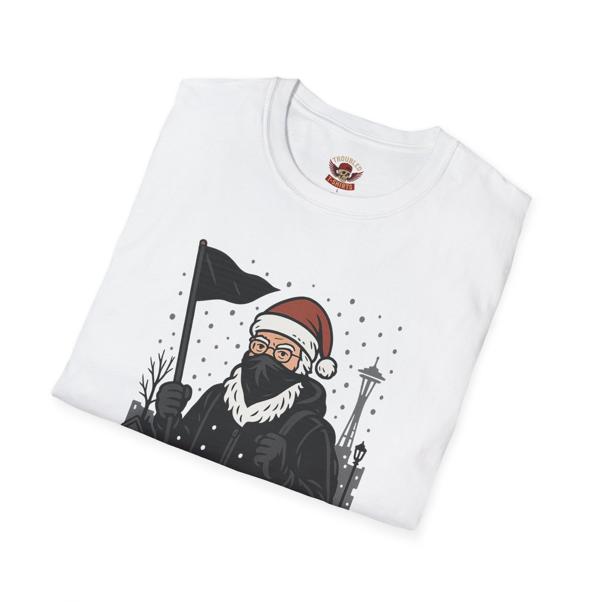 T-Shirt — Antifa 'La La La La' Holiday Graphic Tee