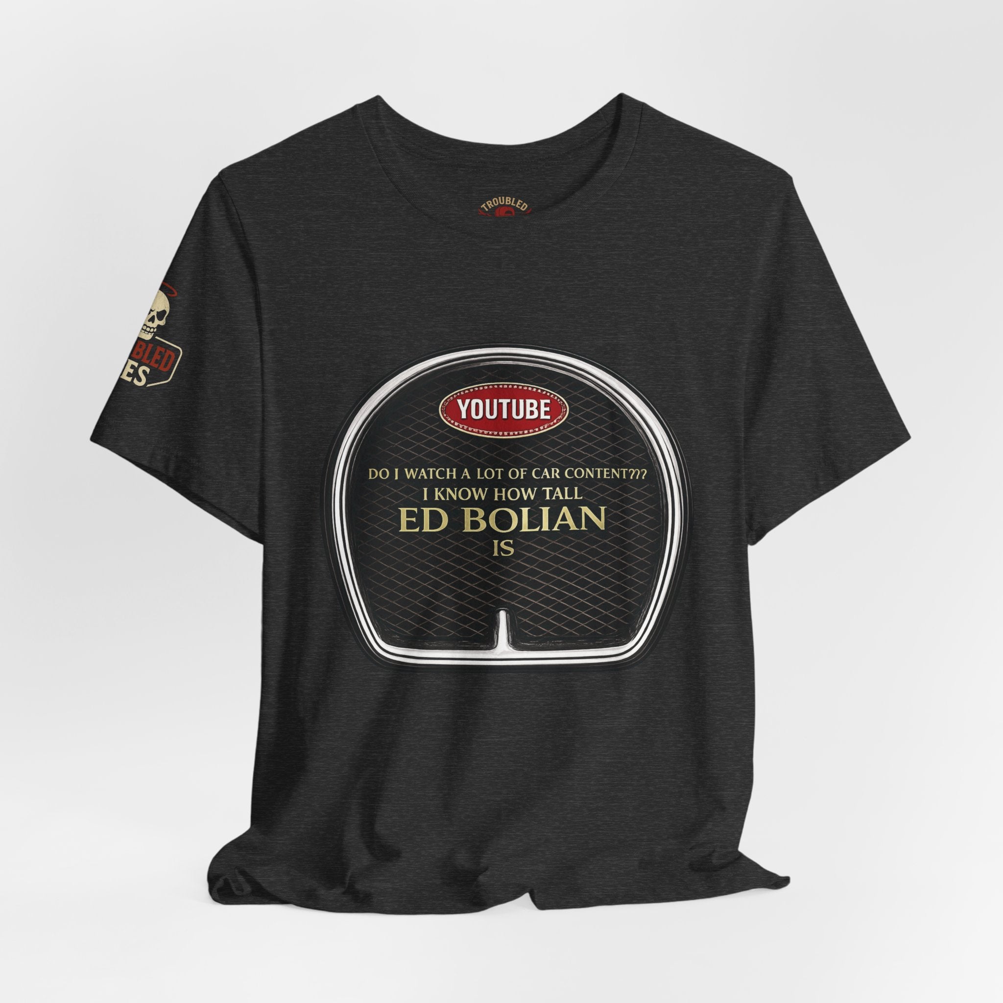 Ed "Too Tall" Bolian Hypercar Tee — 'Almost Too Tall for Hypercars'