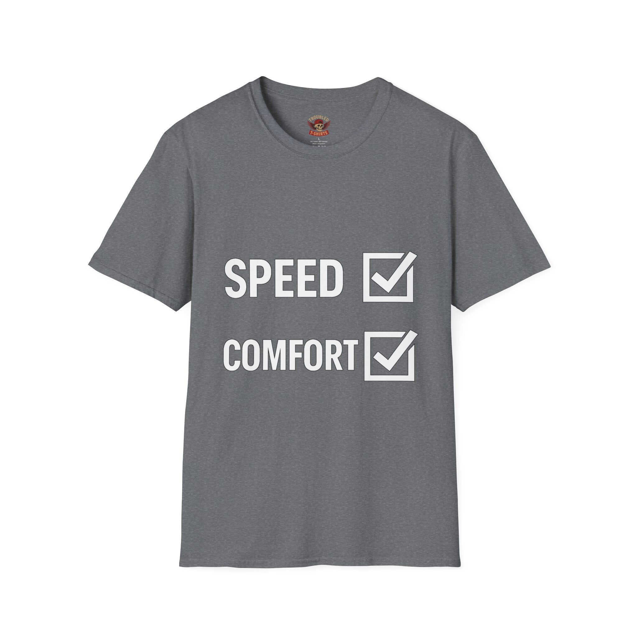 Speed & Comfort T-Shirt – Checked Boxes Racing Lifestyle Tee